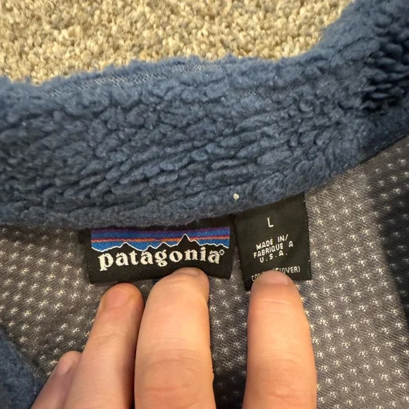 Patagonia Blue Fleece Jacket - Picture 3 of 4